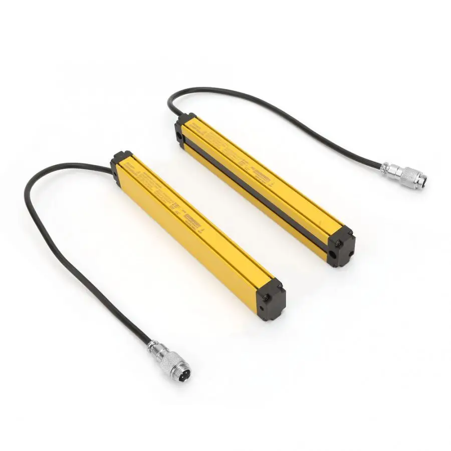 Light Curtain Safety Light Grating Security Device DC10-30V for forging machine tools NPN/NC 4/6/8/10/12/Beams Sensor