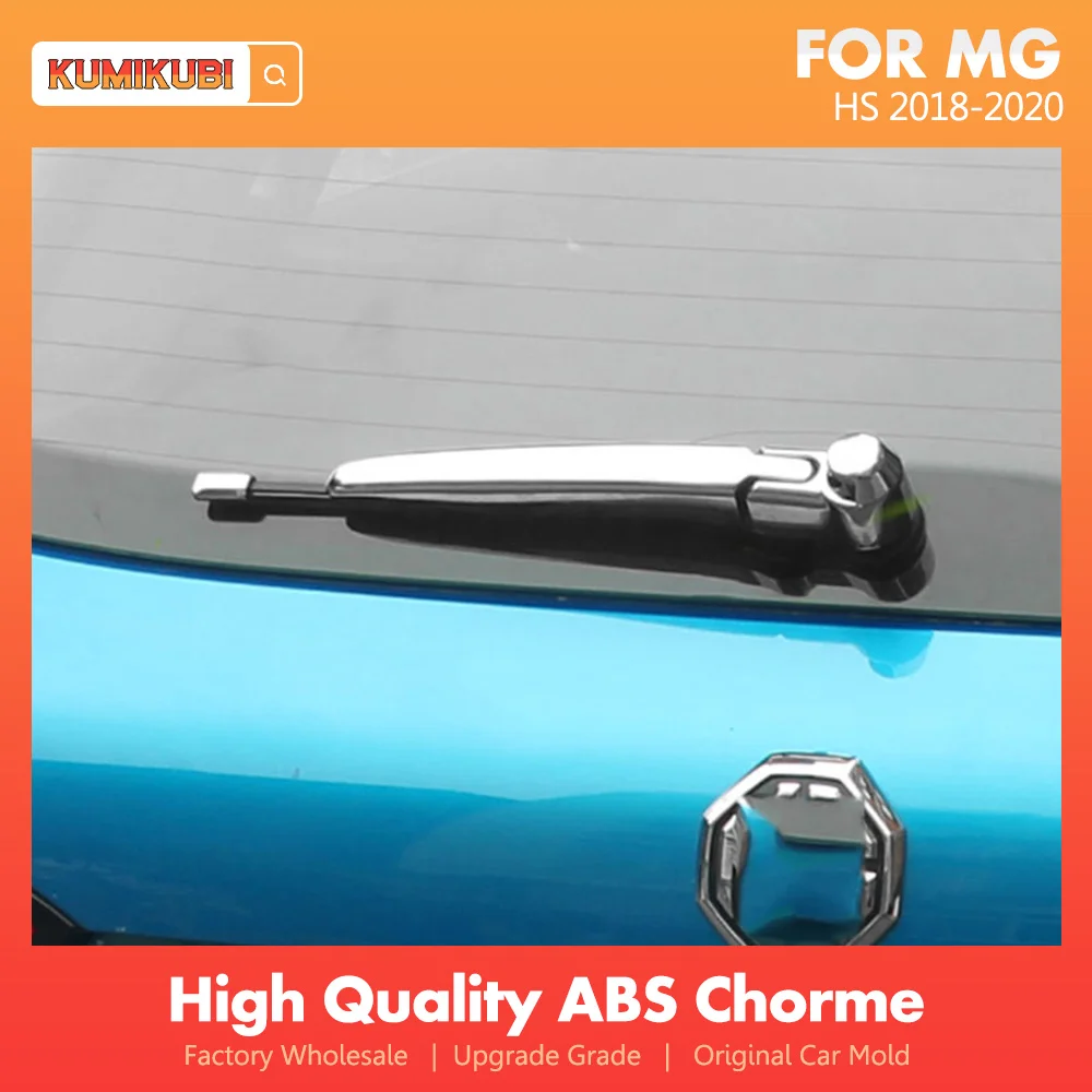 For MG HS Accessories 2018 2019 2020 ABS Chrome Wiper Cover Exterior Rear Windshield Window Windscreen Rain Wiper Cover Trim