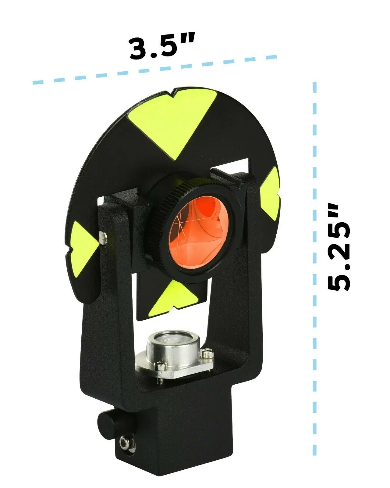 

New Total Station 17.5mm Constant Reflective Mini Prism W/ Target plate