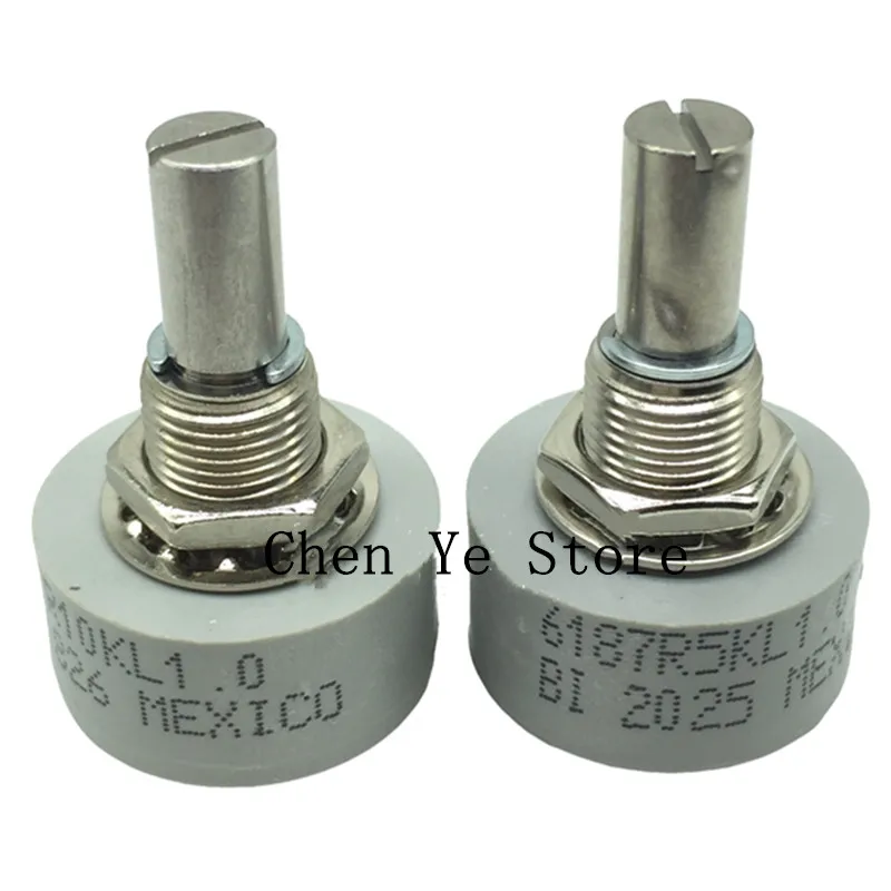 1PCS 100% Original neue leitfähigen kunststoff potentiometer einzigen ring 6187R 1K 2K 5K 10K 6187-138A LF R20K 360 grad unbegrenzte