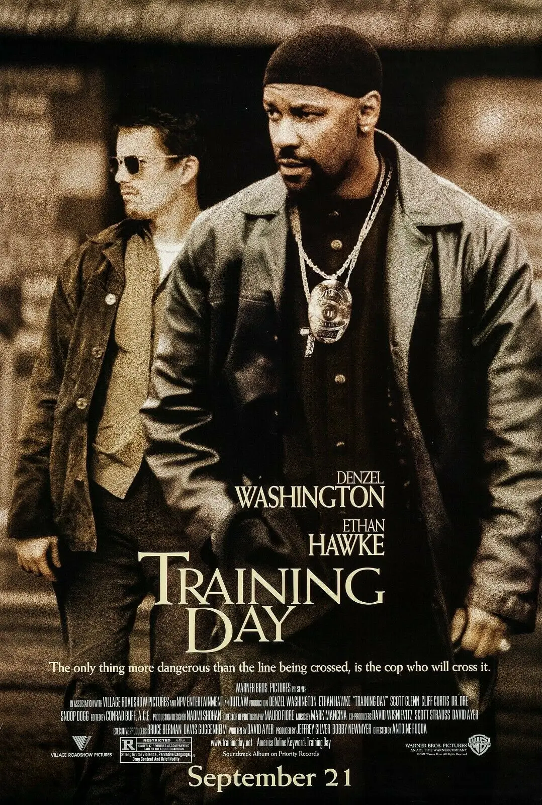 Training Day Movie Art Silk Poster Print 24x36inch