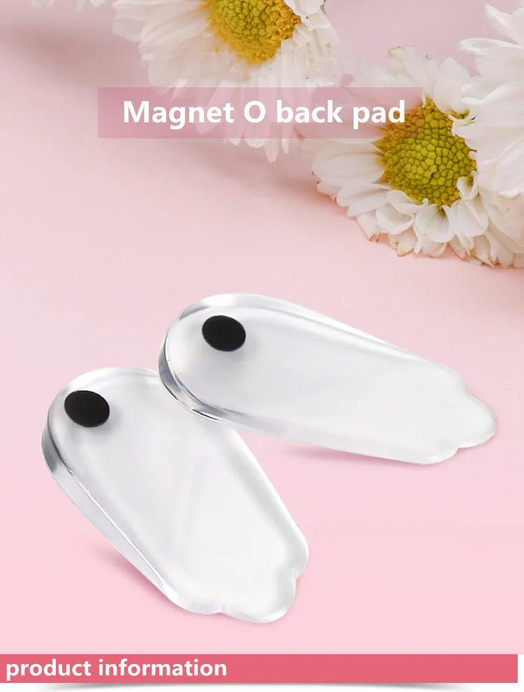1 Pair Silicone Gel Heel Cushion Pads, Soft Foot Support Inserts, Shock Absorbing Comfort Heel Insoles for Daily Foot Care