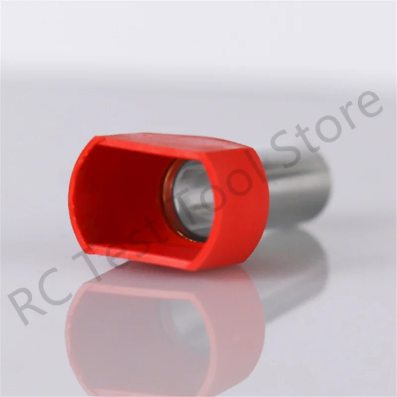 100PCS TE1008 Double Pipe 0.5~6.0² Cold Pressed End Double Wire Tube Shaped Insulated Tubular Terminal