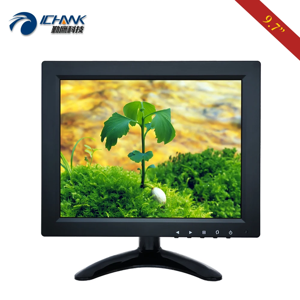 

9.7" inch PC Monitor 1024x768 IPS Built-in Speaker AV BNC HDMI-in Small Industrial Medical Aerial LCD Screen Display ZB097JN-592