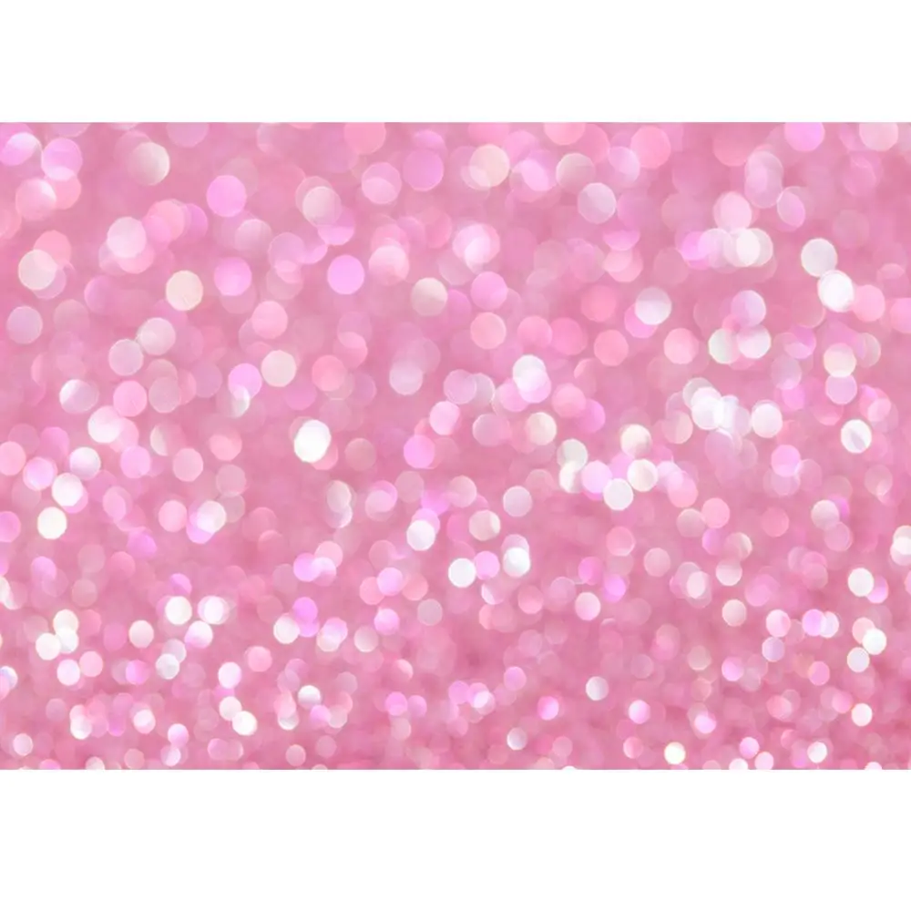 Fondo de decoración para fiesta de cumpleaños, accesorios de estudio fotográfico con purpurina rosa de ensueño, lunares, retrato para Baby Shower