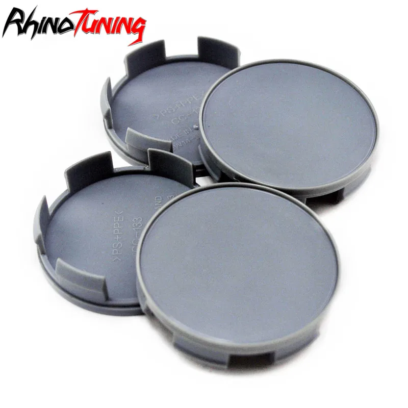 4pcs 58mm 57mm Grey Car Wheel Center Caps Hub Emblem 08w14-sel-7000-A3 Auto Wheel Rim Cover Cap Car Styling Accessories