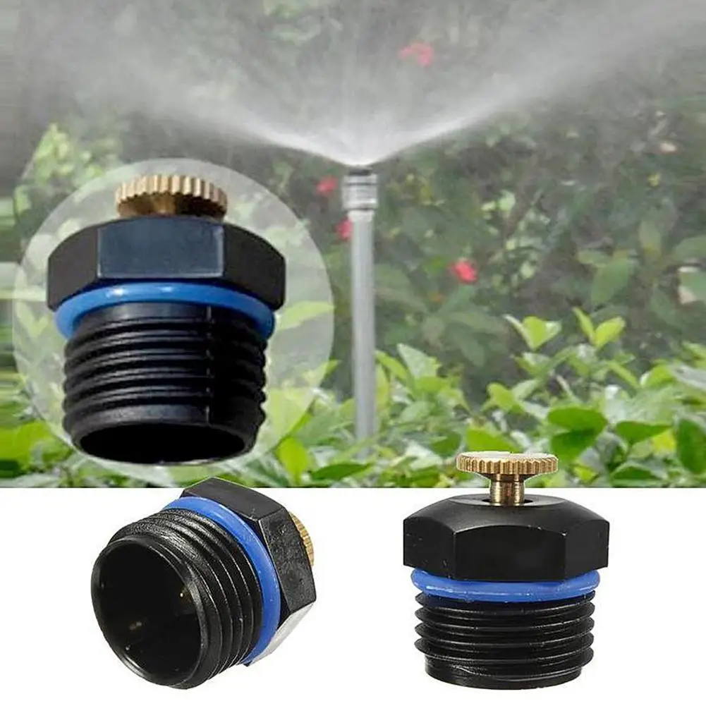 2Pcs Garden Irrigation Sprinkler Adjustable 1/2'' Thread Water Spray Heads Garden Lawn Drip Irrigation System Kit Garden Tool