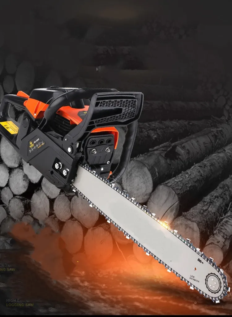 

Multifunction saw gasoline chainsaw felling tree machine Household high power chain Woodworking Tool