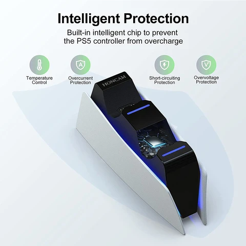 Зарядная станция Upingzi для контроллеров DualSense PS5 — внешний вид товара