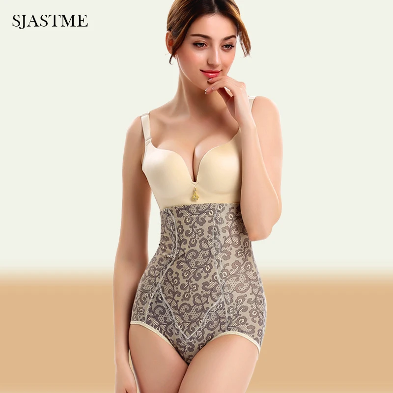 SJASTME Corrective Underwear Tummy Control Panties High Waist Body Shaper Slimming Belt Pants Butt Lifter Shapewear