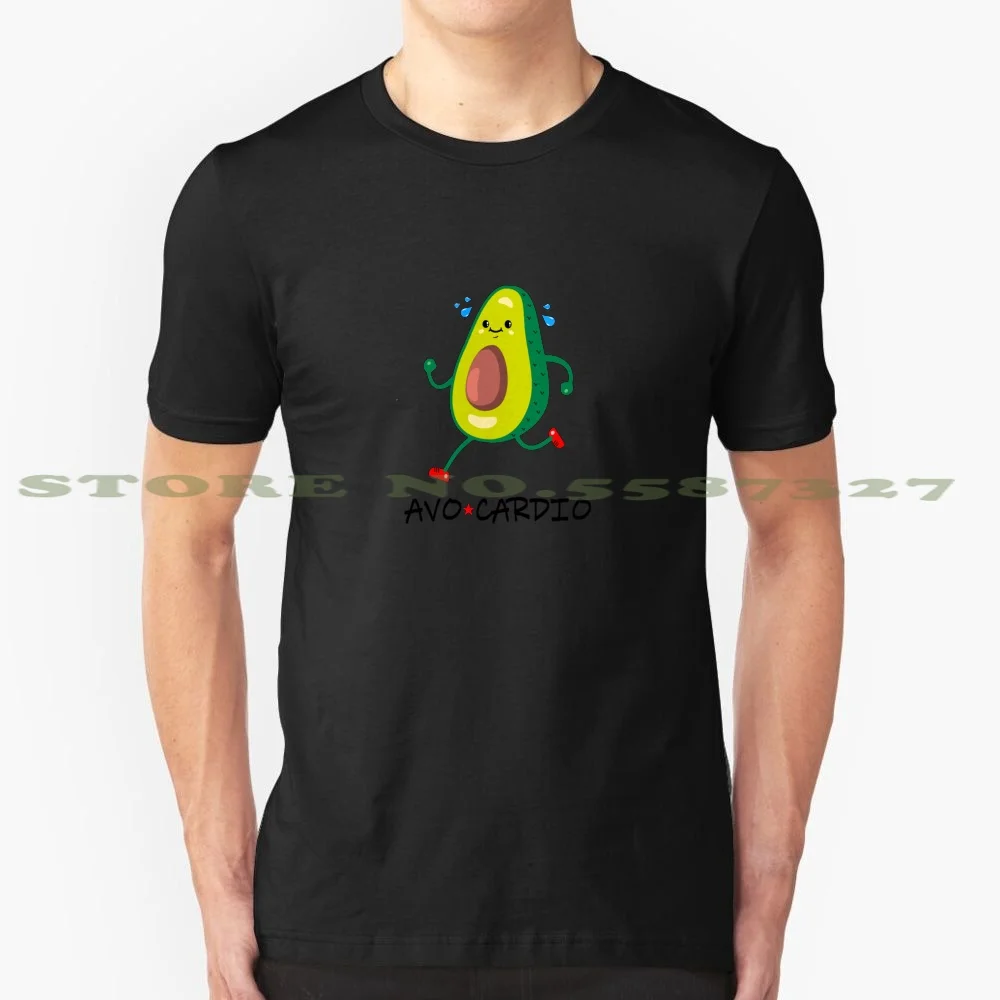 Avo - Cardio Funny Fitness Avocado Gift 100% Cotton T-Shirt Avo Cardio Avocado Conspicuous Sayings Idea Mum Women Teen Proud