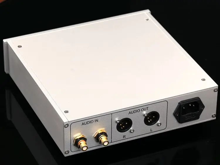 정밀 듀얼 채널 싱글엔드 밸런스 오디오 컨버터, RCA To XLR DRV134 변환기, 완성