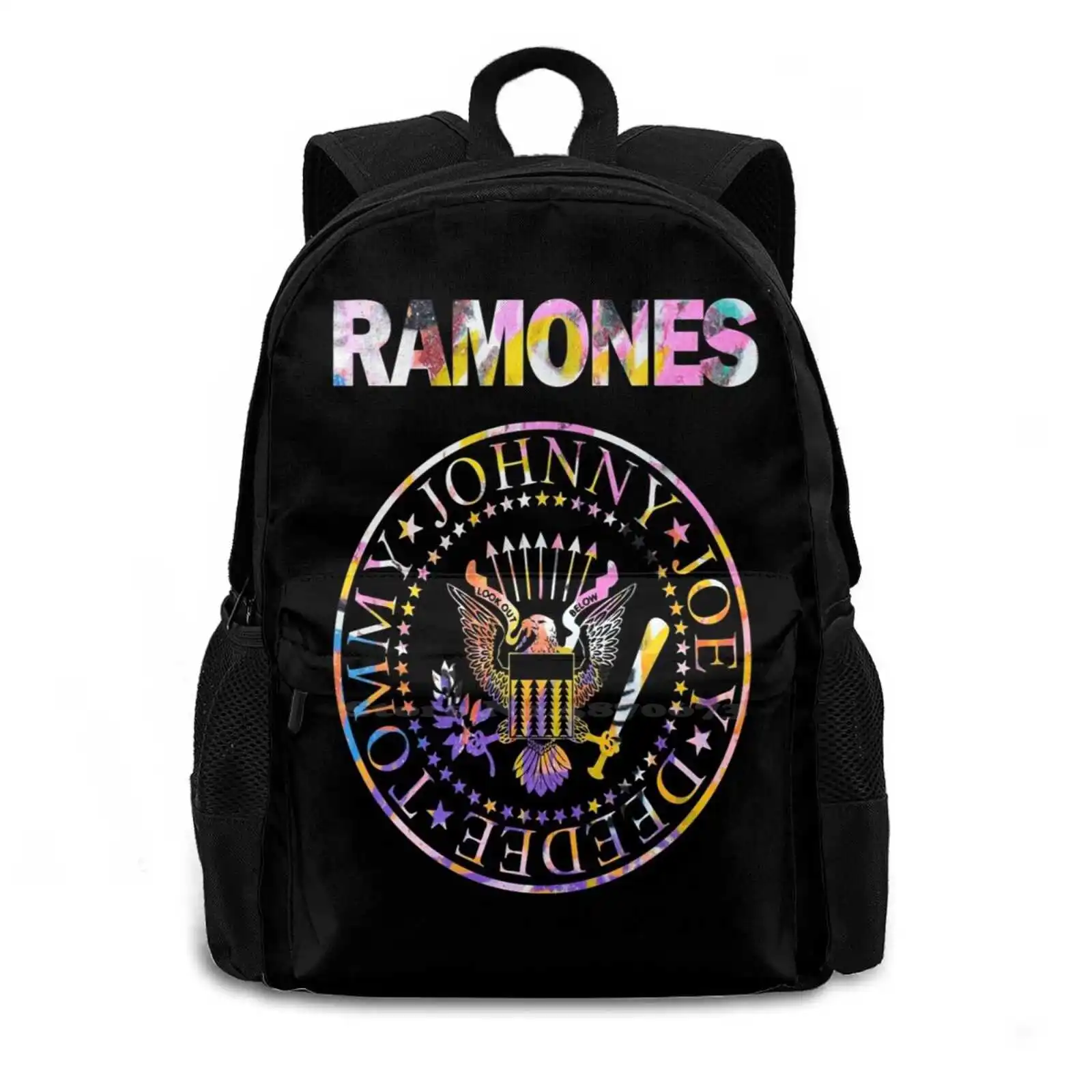 Vintage Pop Grunge Rock Bolsas, Mochilas legais, Famosa banda Punk, Moda Música Referência