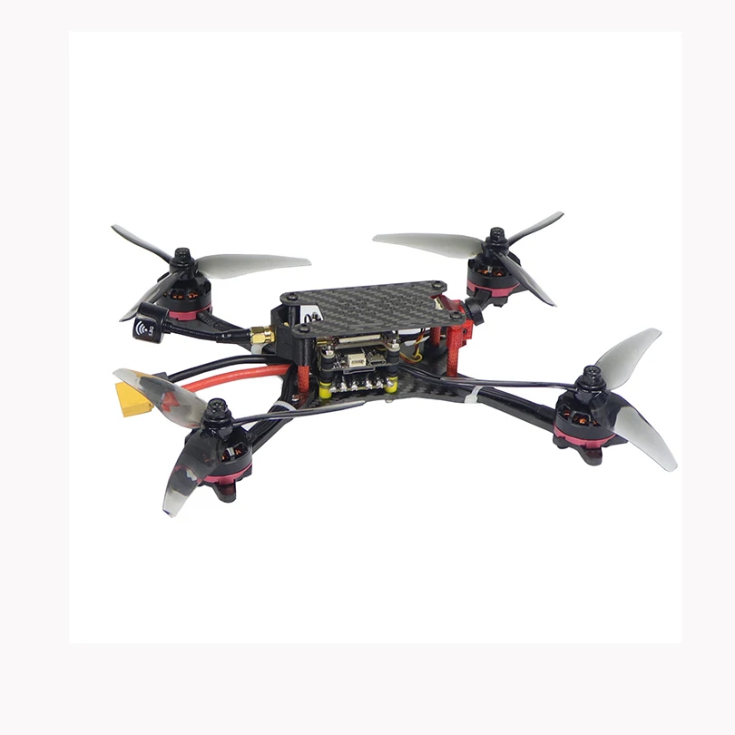 DIY 215mm FPV Frame RC Racing Drone 4-5S F4 PRO V2 Flight Controller 2306 1750KV Motor 45A 4in1 Brushless ESC FS-i6 Transmitter