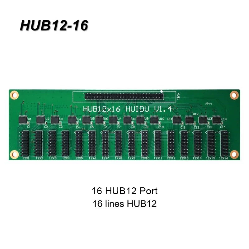 huidu HUB-75E full color adapter board for advertising led video big led screen HUB12-16 HUB75E-5 HUB75E-10 HUB75B-8 HUB08-8