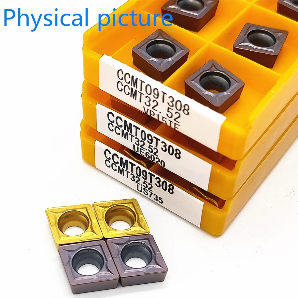 100 pz VP15TF UE6020 US735 inserto in metallo duro tornio utensile da tornio utensile da tornio utensile da fresatura utensile CNC