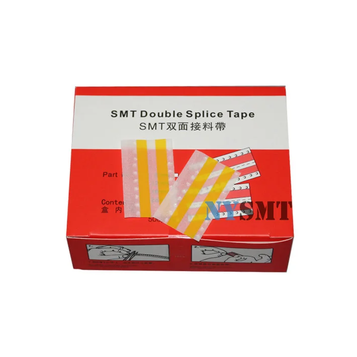 SMT Splice Tape ESD Anti-static Black Color 8mm High Viscosity Smt Tape 500pcs Yellow