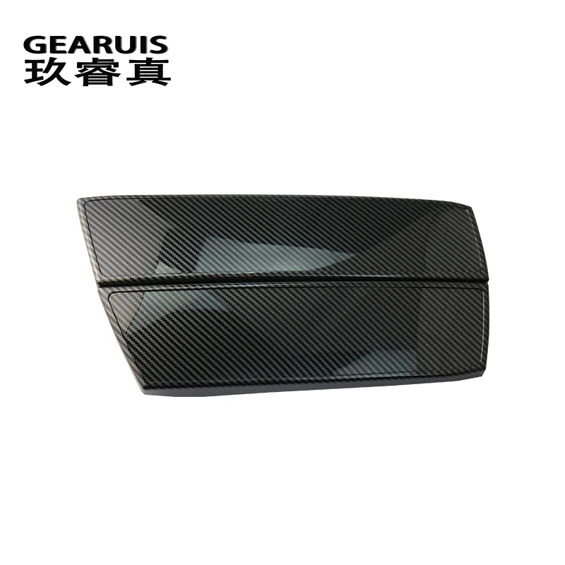 Car Styling Center Console Armrest Box Covers Decoration Stickers Trim For BMW 5 Series G30 G38 Carbon Fiber Decals Accessories