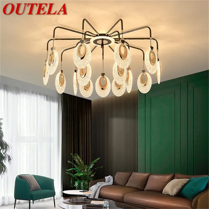 

OUTELA Nordic Branch Ceiling Light Modern Creative LED Lamps Fixtures Home for Living Dinning Room