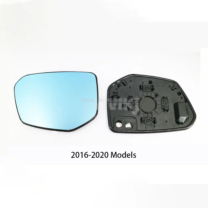 1 pair Side rearview mirror blue glass lens For Honda CIVIC 2006-2020 Wide Angle View anti glare Door mirror wing