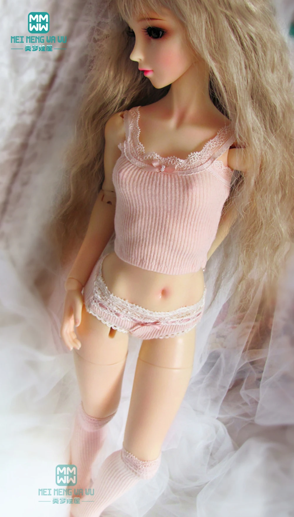 58-60cm 1/3 BJD Clothes SD DD DDL Fashion Lingerie Bra Underwear Body Suit