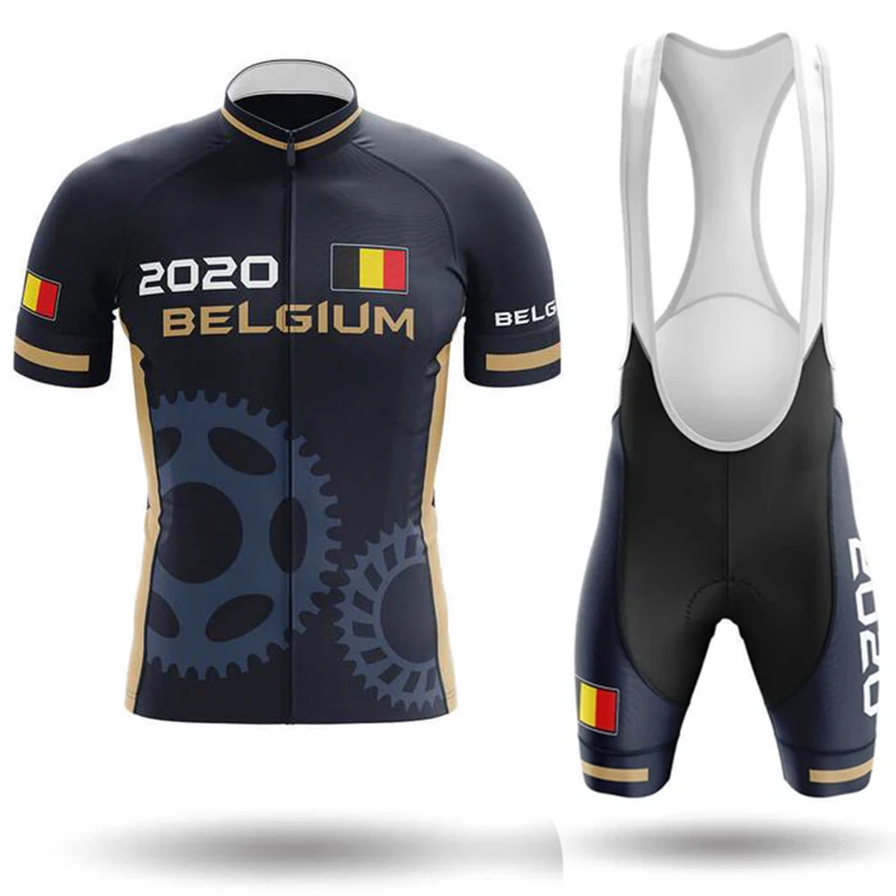 Bélgica Maglia Uomo Masculino Jersey Equipacion Bermuda Masculina Ropa Completo Ciclismo Estivo Mallot Ciclismo Hombre Verano