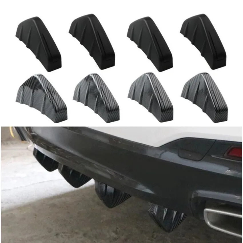 4Pcs Car Rear Bumper Spoiler Lip Modified Diffuser For Mazda 2 3 5 6 8 BL BM GJ cx3 cx4 cx5 KE KF cx7 cx8 cx9 cx30 mx5 rx8