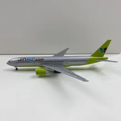 Diecast 1/400 Scale Korean Jin Air B777-200 Alloy Passenger Aircraft Model Collection Souvenir Ornaments Display Toys