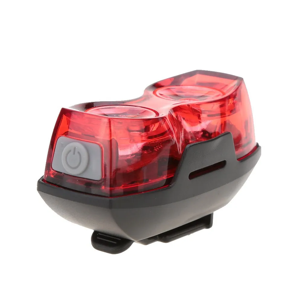 Bicycle LED tail light, 2 diodes, 3 modes, super bright bicycle light, bicycle accessories