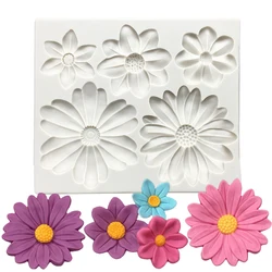 Sunflower Daisy Silicone Mold Sugarcraft Chocolate Cupcake Baking Mold Fondant Cake Decorating Tools