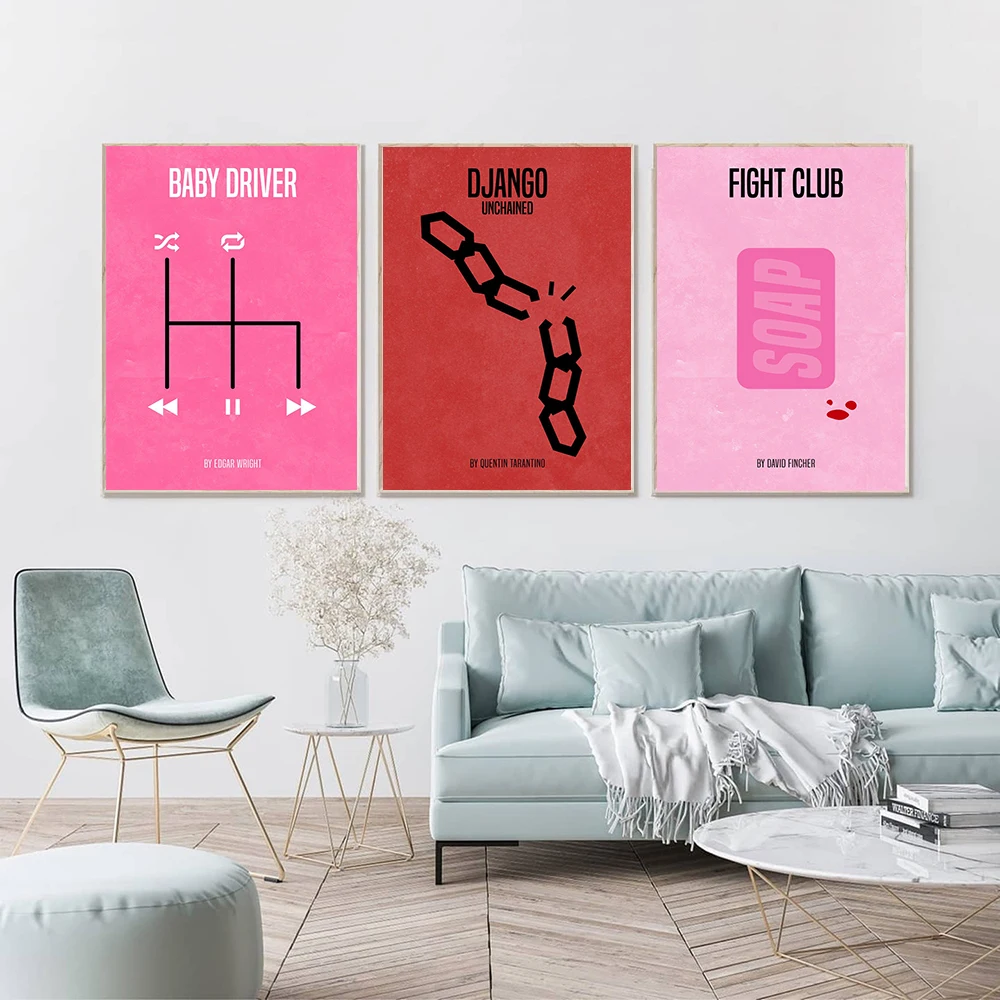 Pulp Fiction Movie Canvas Painting Retro The Shining Poster And Prints Abstract Wall Art Pictures For Living Room Home Decor