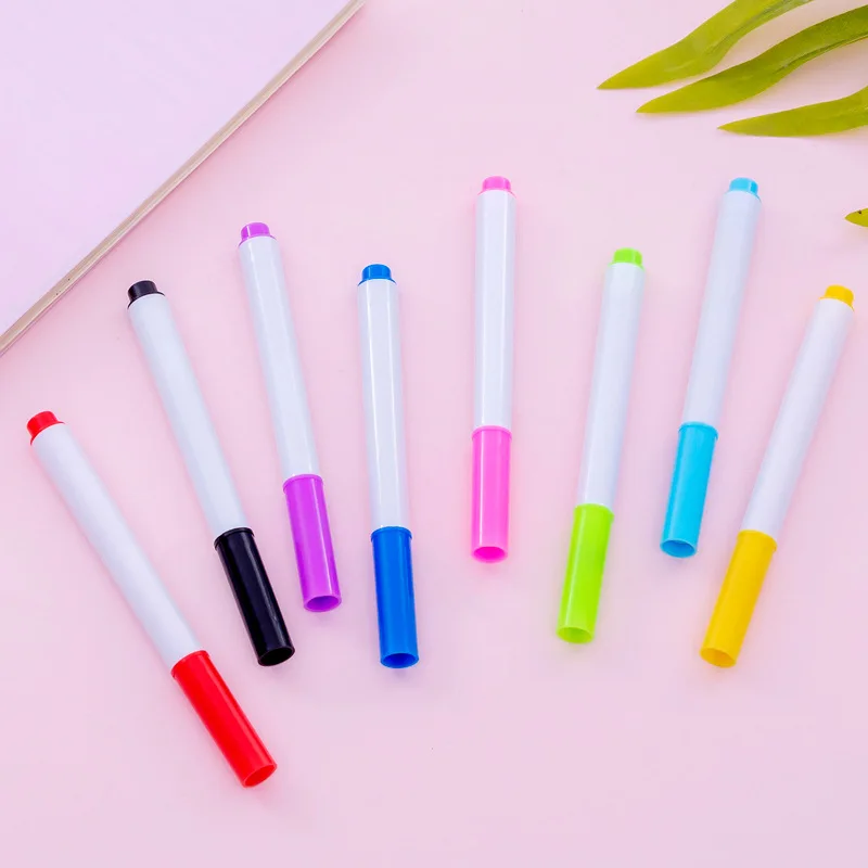 1pc Color Whiteboard Pen with ca tou Students Whiteboard Pen Wholesale Student Stationery Wholesale