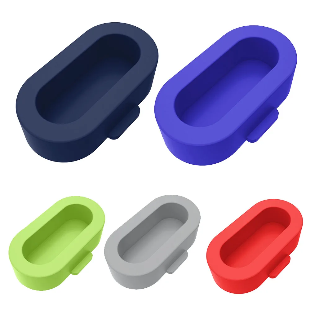 5PCS Case Silicone Dustproof Protective Plugs Caps For Garmin Vivoactive 3 /3music /vivoactive 4 5 265/265S/965/935 Anti-Scratch