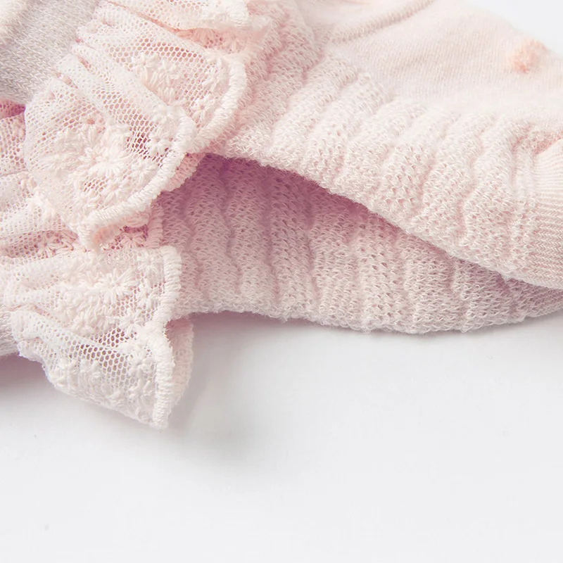DB17732 dave bella summer fashion baby girls floral lace socks cute children kids girl socks