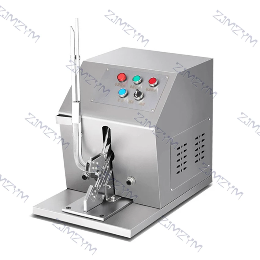 GU-50ZD elétrica que amarra a máquina com a máquina de empacotamento comercial do pedal para a máquina 300w 110v/220v da selagem do saco líquido da salsicha 60/min