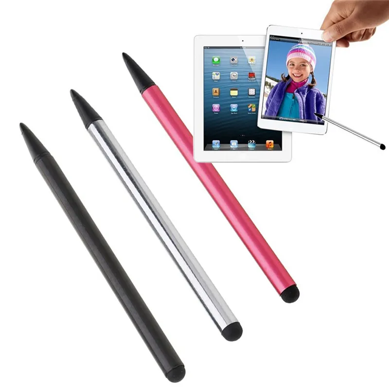 2 in 1 Touch Screen Stylus Pen Ballpoint for Phone Tablet Smartphone New