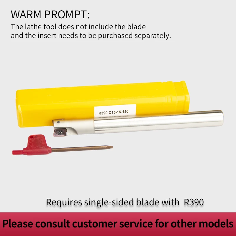 1pcs R390 C15-16-150 200-2T/ R390 C19-20-150-2T Indexable face milling cutter holder and CNC tool combination for R39011 carbide