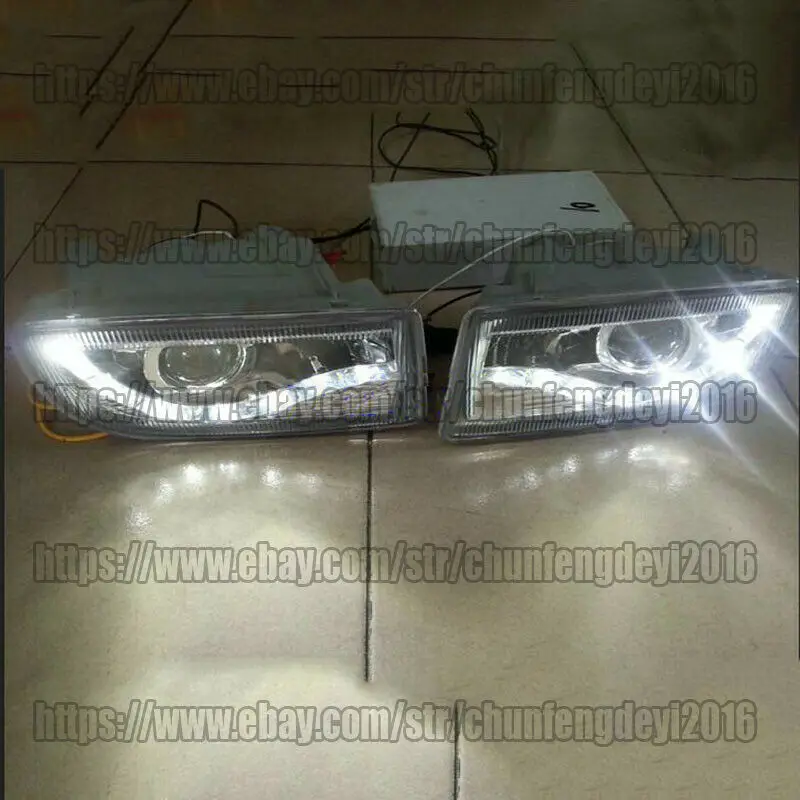 لتويوتا لاند كروزر برادو 90 LC90 FJ90 2700 3400 1997-2002 2 قطعة LED المصد الأمامي ضوء المصباح L + R
