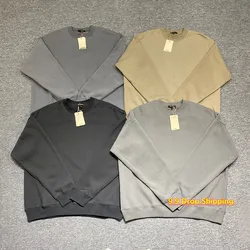 Kanye West Hoodie Oversize 20FW Men Women Season 6 Hoodies Solid Colors Sweatshirts Inside Tag Label High Quality Cotton 5