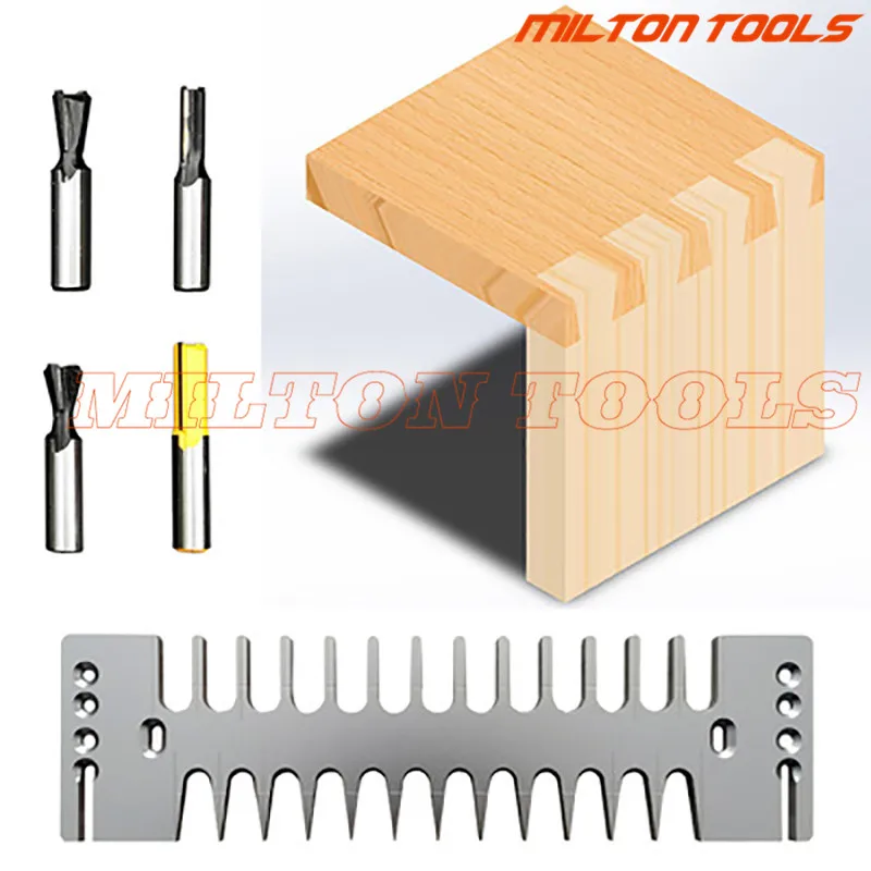 

12"/15" / 16" Dovetail Template Router Template Kit Template Drawing Kit Dovetail Template Router for woodworking carpenter tool