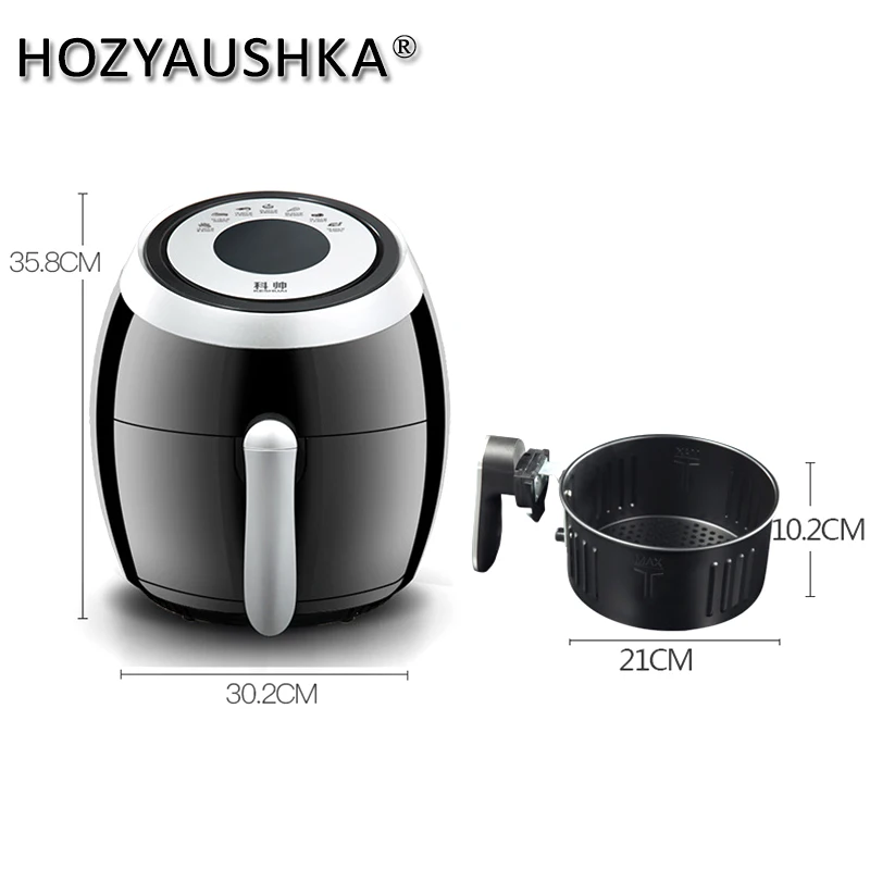 Air Fryer Home Multi-Functionน้ำมันขนาดใหญ่ขนาดใหญ่ความจุไฟฟ้าสมาร์ทเครื่องFries