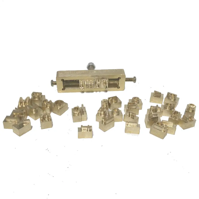 النحاس رسالة T فتحة التصنيع باستخدام الحاسب الآلي النقش قالب الساخن احباط ختم رقم الأبجدية رمز تخصيص الخط DIY بها بنفسك الجلود ختم قالب يموت قطع