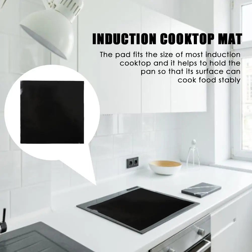 

Induction Cooktop Mat Nonslip Induction Cook Top Pad Silicone Heat Insulated Mat Rectangle / Square / Round