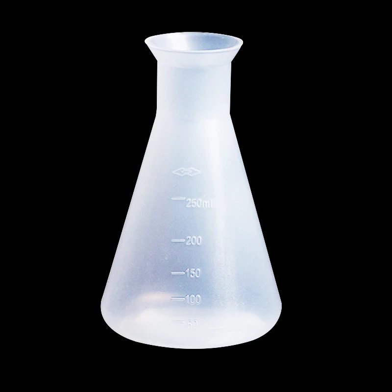 Transparent Laboratory Conical Flask Plastic Science Glass Plastic Flask Safety Glassware Laboratory School Research Supplies