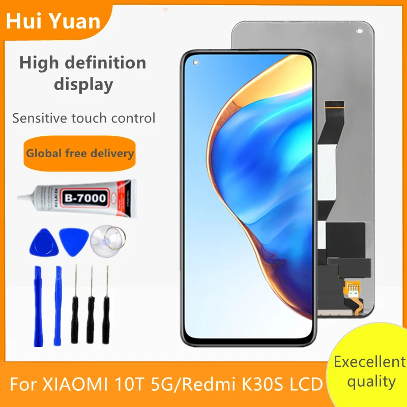 New Tested For Xiaomi Mi 10T 5G LCD M2007J3 Touch Screen Display Digitizer Assembly For Mi 10T Pro LCD For Redmi k30s LCD