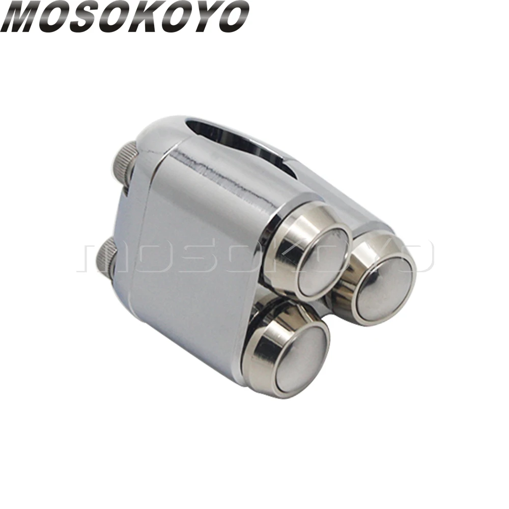 3&4 Buttons Motorcycle Switch 22mm 25mm Handle Controller Switches M-Unit Lights Starter Horn Universal 7/8" 1" Handlebar Switch