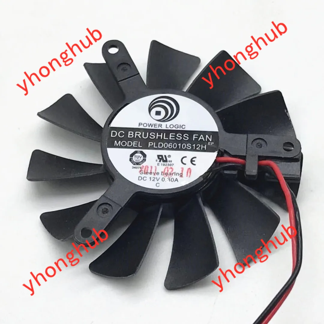 

POWER PLD06010S12H DC 12V 0.30A 2-Wire Server Cooling Fan