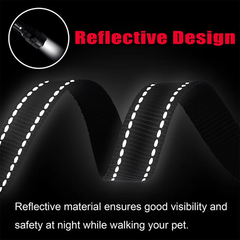 Truelove Reflective Double Dog Leash Couple Dual Durable Adjustable Leash for Walking Training Small Medium Large Dogs Husky