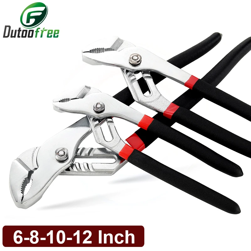 

1PC 6/8/10/12 Inch Water Pump Pliers Quick-release Plumbing Pliers Combination Pliers Plumber Hand Tools Maintenance Tool