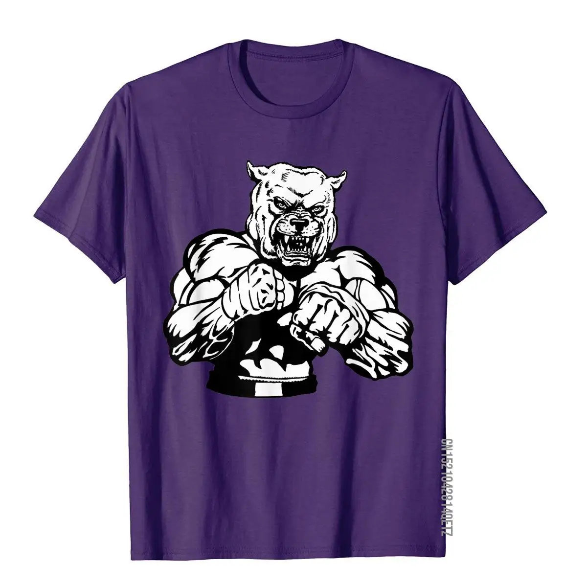 Bulldog Boxing T-Shirt Great Gifts For Boxer Sport Fan Lover Classic Classic Tops Tees Cotton T Shirts For Adult Moto Biker